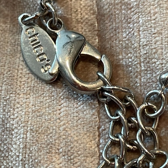 Chico’s Lapis Lazuli Station Necklace - Picture 4 of 8